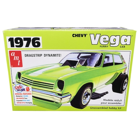 Amt Skill 2 Model Kit 1976 Chevrolet Vega Funny Car 1 by 25 Scale Model AMT1156